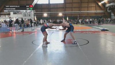 160 lbs Quarterfinal - Joey Monticello, Ruthless vs Evan Schibi, Empire Wrestling Academy