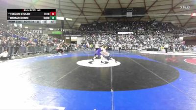 Boys 2A 150 lbs Cons. Round 3 - Roman Gumm, Rogers (Spokane) vs Teegen Stolen, Ellensburg