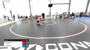 77 kg 7th Place - Tommy Sargent, Spartan Combat vs Joshua Seaton, Virginia Team Predator #2