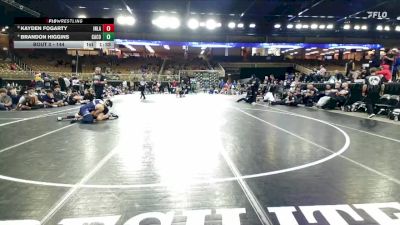 144 lbs Semifinal - Kayden Fogarty, Indian Land vs Brandon Higgins, Camden County