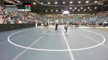 130 lbs Cons. Round 2 - Makenna Stuke, Topeka-Seaman Hs vs Amari English, Lansing HS