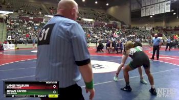 5A 157 lbs 1st Place Match - James Wilburn, Mountain Home vs Bryan Ramos, Van Buren