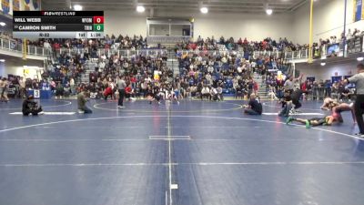 114 lbs R-32 - Will Webb, Wyoming Seminary vs Camron Smith, Trinity Camp Hill