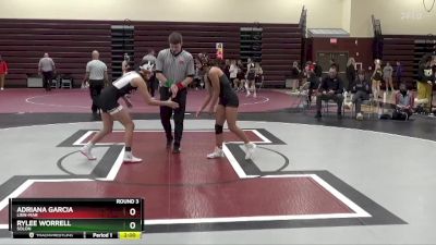 JV-4 lbs Round 3 - Rylee Worrell, Solon vs Adriana Garcia, Linn-Mar