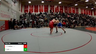 285 lbs Cons. Round 4 - Tristan Valdez, Central Of Grand Junction vs Travis Gill, Cedaredge