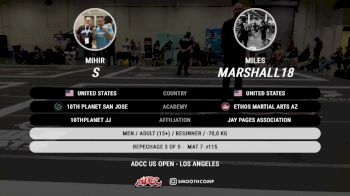 Mihir S vs Miles Marshall18 2026 ADCC Los Angeles Open & Youth Trials