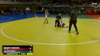 75 lbs Semis (4 Team) - Bennett Sorensen, K-M vs Easton Schut, STMA (St. Michael/Albertville)