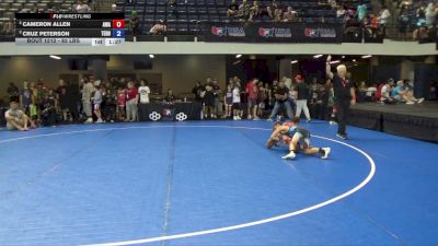 82 lbs Cons. Sub-semis - Cameron Allen, Askren Wrestling Academy vs Cruz Peterson, Team Donahoe