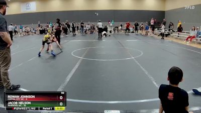 56 lbs Round 9 (10 Team) - Jacob Nelson, Warriors WC vs Rowan Johnson, Capital City WC