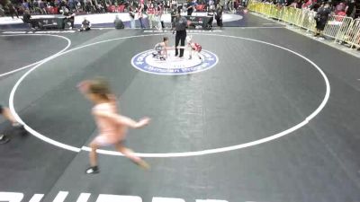 49-53 lbs Quarters - Madelyn Foster, Driller Wrestling Club vs Gianna Unpingco, One Shot Wrestling