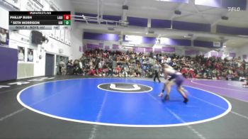 Boys 167 lbs Cons. Round 2 - Seth Morrison, Live Oak Boys vs Phillip Bush, Lassen Boys