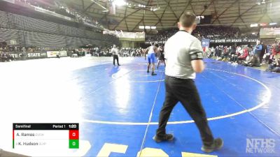 2A 285 lbs Semifinal - Kevin Hudson, Olympic vs Anthony Ramos, Grandview