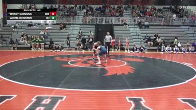 138 lbs Cons. Round 1 - Brady Babcock, Ankeny Centennial vs Aiden Johnston, Cedar Rapids Jefferson