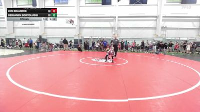 55 lbs Final - Jon Beaudrie, MI vs Benjamin Bortolussi, MI