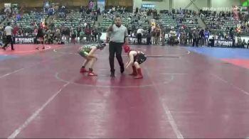 81 lbs Consi Of 16 #2 - Leyton Collazo, Cimmeron Bad Boys Wrestling Club vs Jeremiah Milan, Damonte