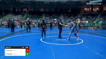 115 lbs Quarterfinal - Christian Kaiser, Rollers Academy vs Gary Walker, Terminator