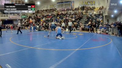 139 lbs Quarterfinal - Kai Vielma, Connellsville vs Nico Sarnic, Franklin Regional