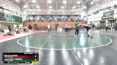 175 lbs Cons. Round 6 - Kelan Stever, San Clemente vs Santiago Cabrera, Slam Academy