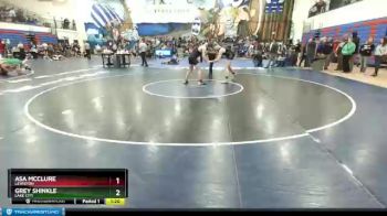 182 lbs Champ. Round 1 - Asa McClure, Lewiston vs Grey Shinkle, Lake City