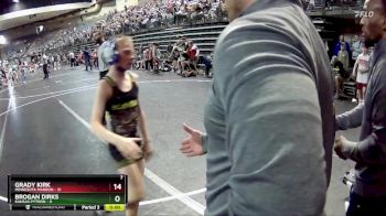 85 lbs Round 3 (6 Team) - Bryce Huntley, Minnesota Maroon vs Kysen Hughes, Kansas Python