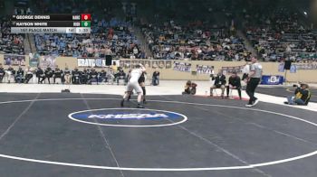 157 lbs 1st Place Match - George Dennis, Harrison County vs Kayson White, Highlands