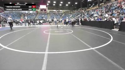 157 lbs Cons. Round 2 - Trever Mogren, Overland Park - St. Thomas Aquinas HS vs Ruben Escalante, Kansas City - Piper HS