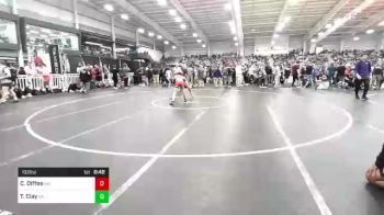 132 lbs Consi Of 64 #2 - Colin Diffee, NY vs Thomas Clay, GA