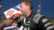 Chris Andrews Reacts After Stealing One At Waynesfield During Ohio Speedweek