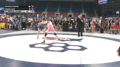110 lbs Champ. Rd Of 128 - Natasha Shafer, Minnesota vs Cierra Lear, Indiana