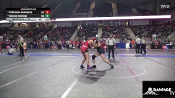 170 lbs 5th Place Match - Harlie Owings, Eureka vs Stefania Aranguiz, South Central Punisher