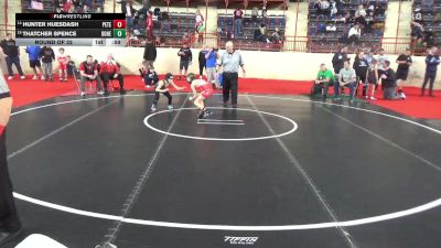 60_B lbs Round Of 32 - Hunter Huesdash, Peters Twp vs Thatcher Spence, Donegal