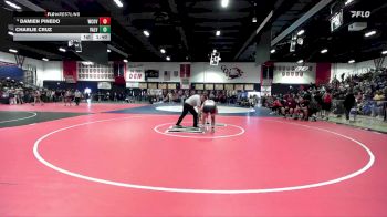 132 lbs Champ. Round 1 - Damien Pinedo, West Covina vs Charlie Cruz, Valley View