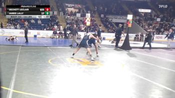 144 lbs Quarterfinal - Beckett Leclair, West Springfield vs James Lally, Saint John's Prep