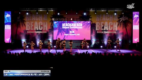 L2 - Rec Performance Elite - 14Y - (AFF) [2026 Day 2 Phenom] 2026 ACDA Reach the Beach Rec Nationals