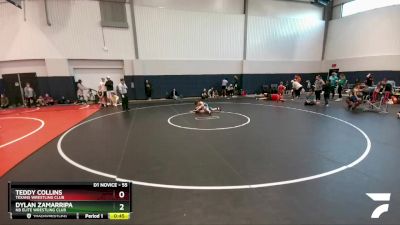 55 lbs Champ. Round 1 - Dylan Zamarripa, NB Elite Wrestling Club vs Teddy Collins, Texans Wrestling Club