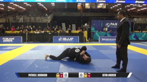 DEVIN ANDREW vs Patrick L Robinson 2025 Pan Jiu Jitsu IBJJF Championship
