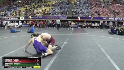 165 lbs Round 1 (16 Team) - Brixton Bright, Albion vs Robert Flege, Wisconsin-La Crosse