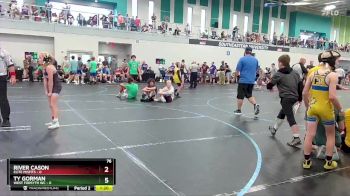 76 lbs Semis & 1st Wrestleback (8 Team) - River Cason, Elite Misfits vs Ty Gorman, West Forsyth WC