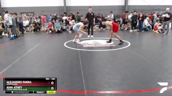 120 lbs Champ. Round 2 - Alejandro Parra, Unattached vs Kian Athey, Camas Wrestling Club