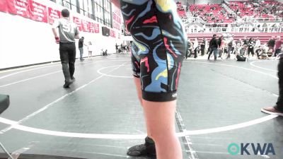 145-155 lbs Rr Rnd 5 - Paisley Farris, Tecumseh Youth Wrestling vs KASEY AARON, Noble Takedown Club
