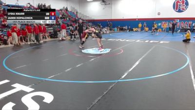 131A 1st Place Match - Lydia Knarr, Lock Haven University vs Jaden Kopalchick, Randolph