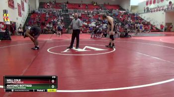 215 lbs Round 2 - Antonio Bottiggi, Painesville Riverside vs Will Cole, Cinncinati LaSalle