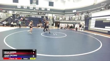 100 lbs Finals (2 Team) - Micah Norris, Nevada Elite vs Chaya Palomo, Oregon