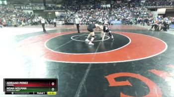 4A 165 lbs Cons. Round 3 - Noah Holman, Gonzaga Prep vs Adriano Perez, Tahoma