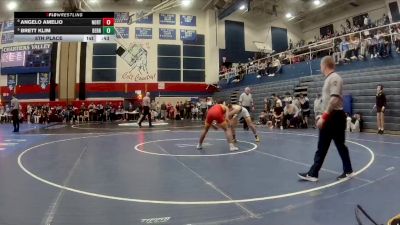 139 lbs 3rd Place - Matthew Danna, Quaker Valley vs Aiden Burford, Highlands