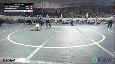 Semifinal - Clay Blankenship, Mustang Bronco Wrestling Club vs Jacobi Holmes, Cowboy Wrestling Club