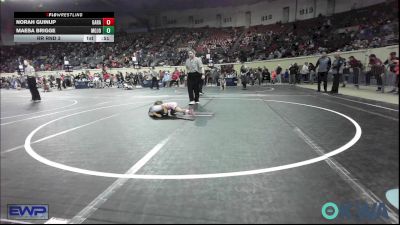 37 lbs Rr Rnd 3 - Norah Guinup, Garage Dawgs vs Maesa Brigge, Mojo Grappling Academy