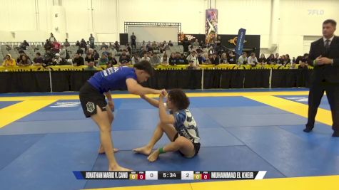 Muhammad El Kheir vs Jonathan Mario V. Cano 2024 World IBJJF Jiu-Jitsu No-Gi Championship