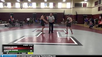 JV-37 lbs 3rd Place Match - Emerson Gasper, Linn-Mar vs Dawson Becker, Nashua-Plainfield
