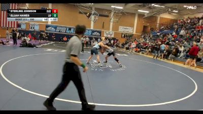 190 lbs Semifinal - Elijah Hawes, Layton vs Sterling Johnson, Riverton
